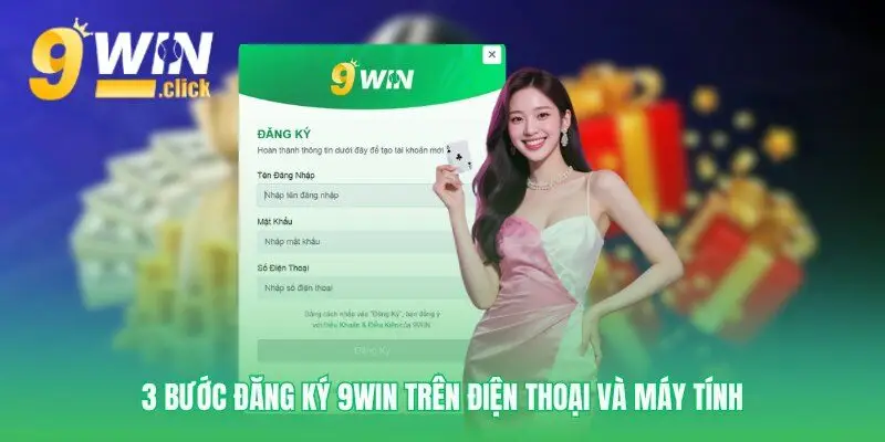 Quy trình Đăng ký 9win cho người mới